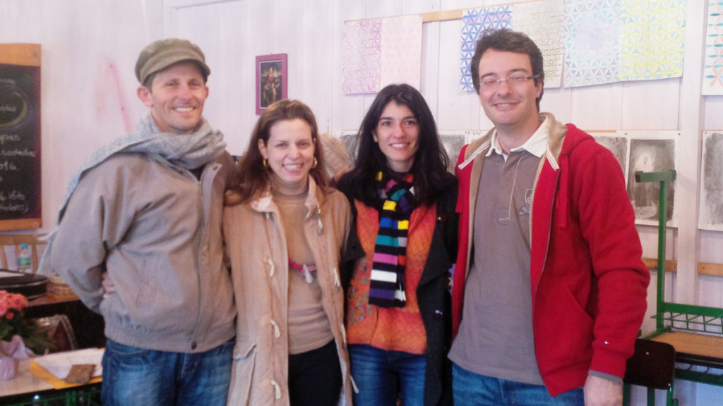 Da gestão eleita: Luis Augusto, Inês Baylão, Lucyla Claret e Ricardo Jardim.