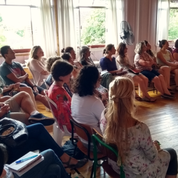 Recepção para novas famílias e Palestra com Ana Cairello