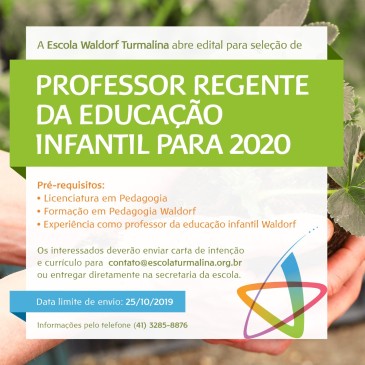 Edital para professor de Educação Infantil