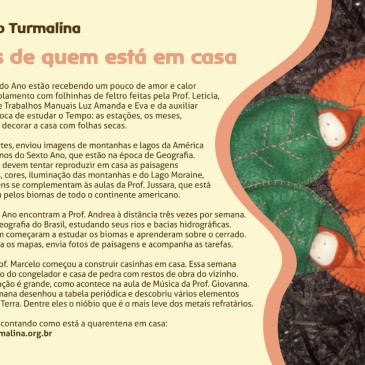Notícias de quem está em casa