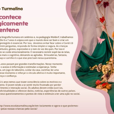 O que acontece pedagogicamente na quarentena?