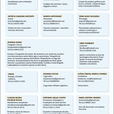 Boletim Produtos e Serviços da Comunidade
